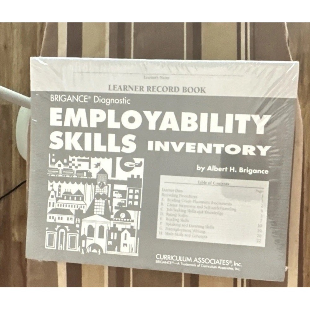 Sealed 25 Brilliance Diagnostic Employability Skills Inventory Record Book New